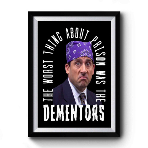 Michael Scott Funny The Office Prison Mike Paper Company Tv Show Premium Poster