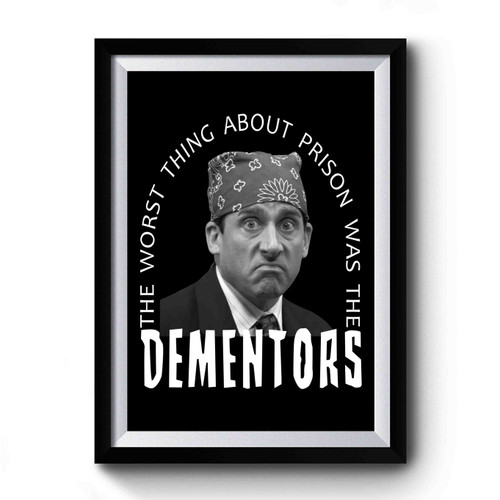 Michael Scott Funny The Office Prison Mike Premium Poster