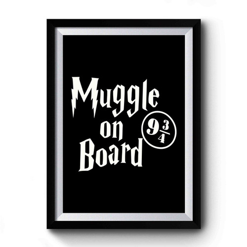 Muggle On Board Harry Potter Maternity Premium Poster