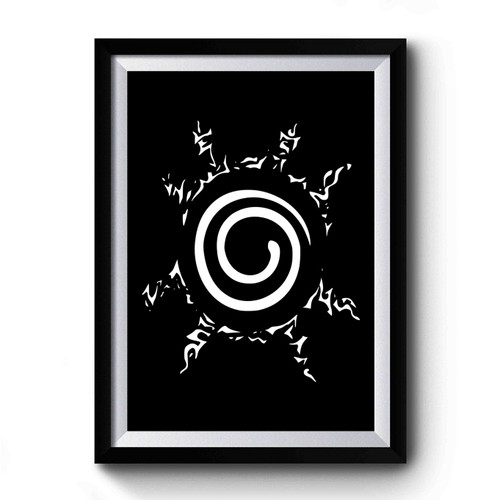 Naruto Uzumaki Anime Four Symbols Seal Premium Poster