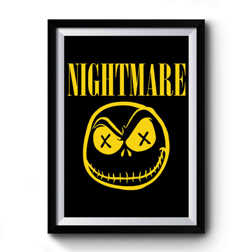 Nightmare Jack Skellington Disney Logo Premium Poster
