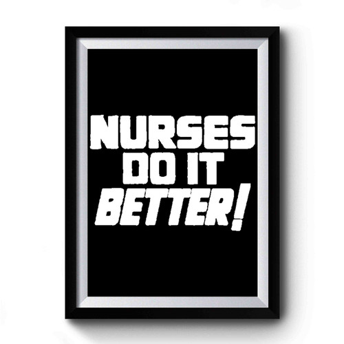 Nurses Do It Better Robert Plant Led Zeppelin Jimmy Page 70s Classic Rock Premium Poster