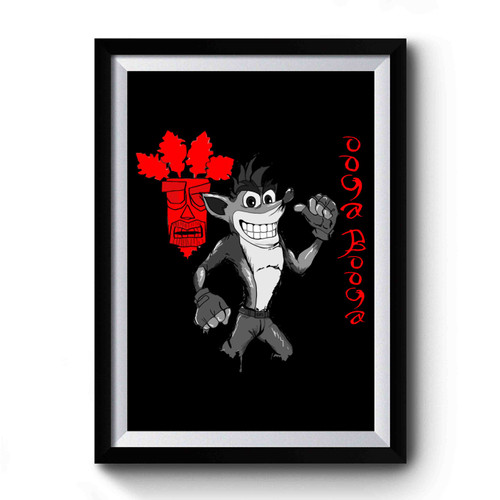 Ooga Booga Wumpa Fruit Crash Bandicoot Playstation Gaming Premium Poster