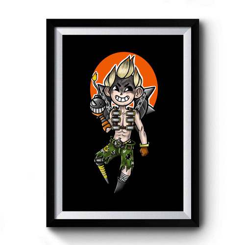 Overwatch Junkrat Chibi Premium Poster