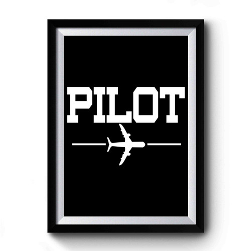 Pilot And Co- Pilot Matching Father Son 1 Premium Poster