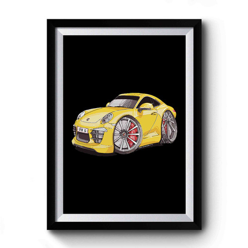 Porsche 991 911 Carrera Koolart Premium Poster