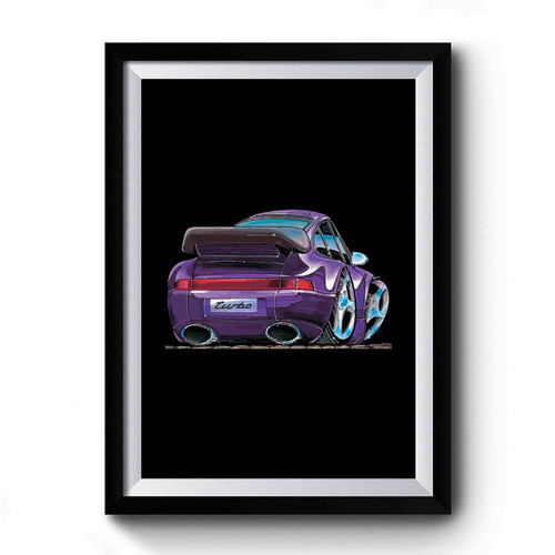 Porsche 993 911 Turbo Koolart Premium Poster