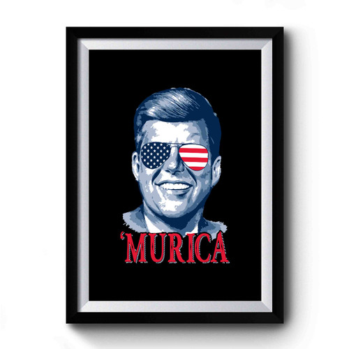 President John F Kennedy Murica Premium Poster