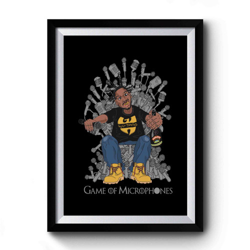 Rip Odb Wu Tang Game Of Microphones Premium Poster