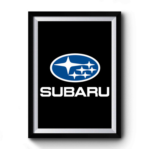 Subaru Logo Cars Premium Poster