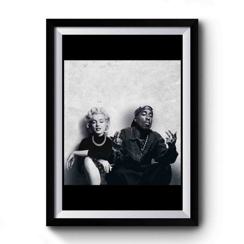 Supreme Legends Marilyn Monroe Tupac Shakur Premium Poster