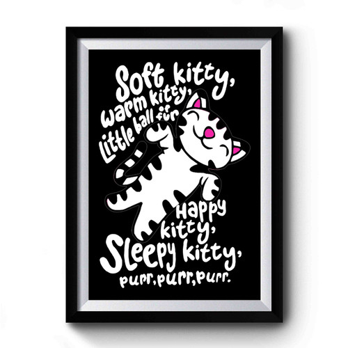 The Big Bang Theory Soft Kitty Premium Poster