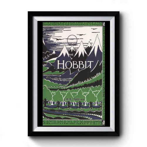 The Hobbit By J R R Tolkien Classic Book Cover Premium Poster