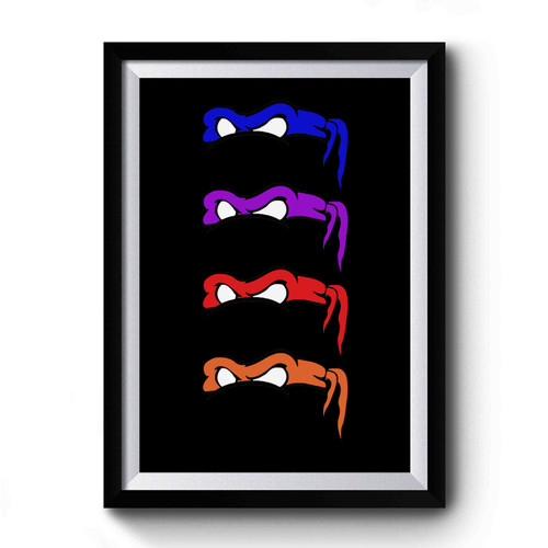 Tmnt Teenage Mutant Ninja Turtles Masks Premium Poster