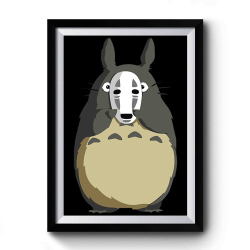 Totoro No Face Premium Poster