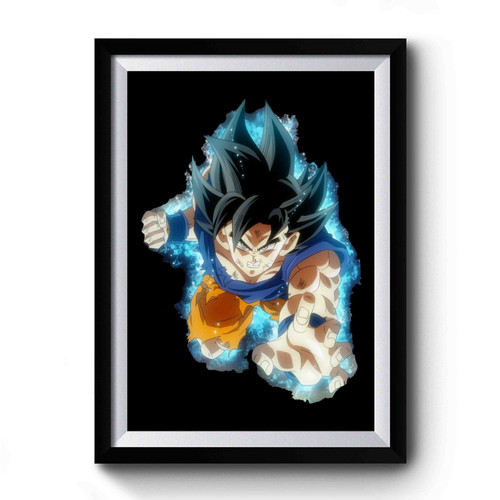 Ultra Instinct Goku Flying Dragon Ball Super Premium Poster