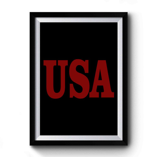 Usa Retro American Flag Premium Poster