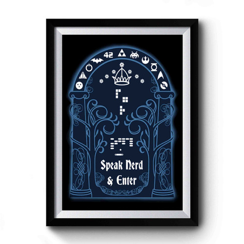 Useful Knowledge Lotr Batman Zelda Star Trek Premium Poster