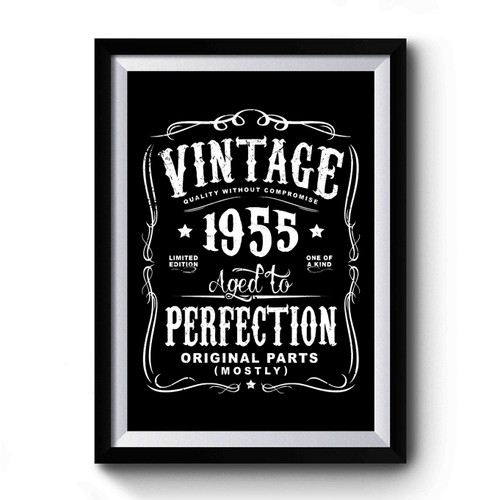 Vintage 1977 Aged To Perfection Mostly Original Parts Premium Poster
