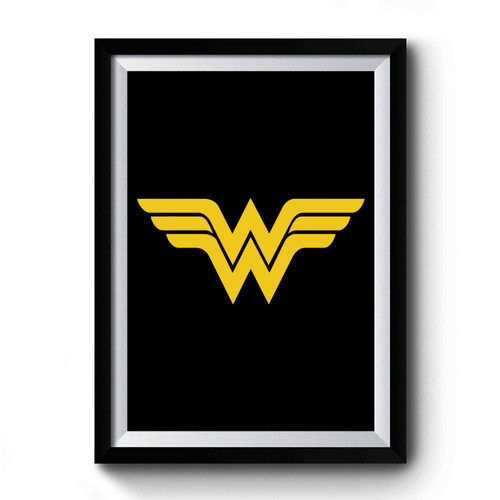 Wonder Woman Justice League Logo Premium Poster