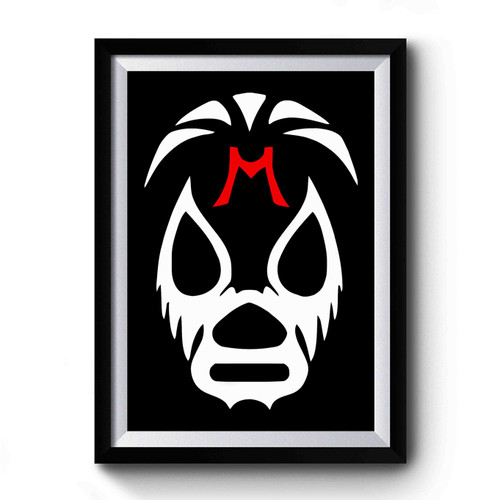 Wrestler Mil Mascaras Mask Premium Poster
