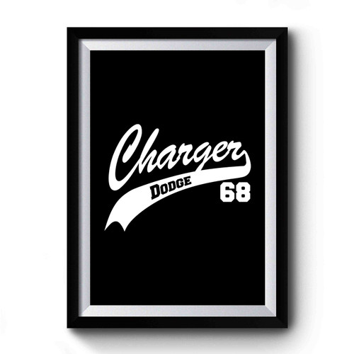 68 Dodge Charger Premium Poster