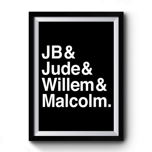 A Little Life Book Jb & Jude & Willem & Malcolm Premium Poster