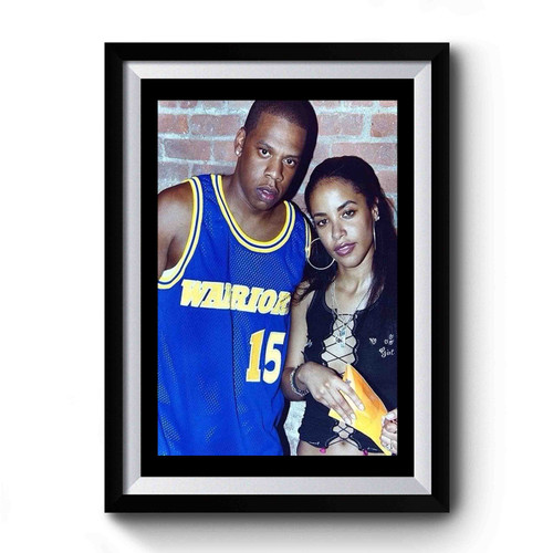 Aaliyah And Jay Z Rock The Boat Warriors Sprewell Beyonce Premium Poster