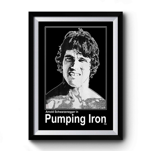 Arnold Schwarzenegger Pumping Iron Premium Poster