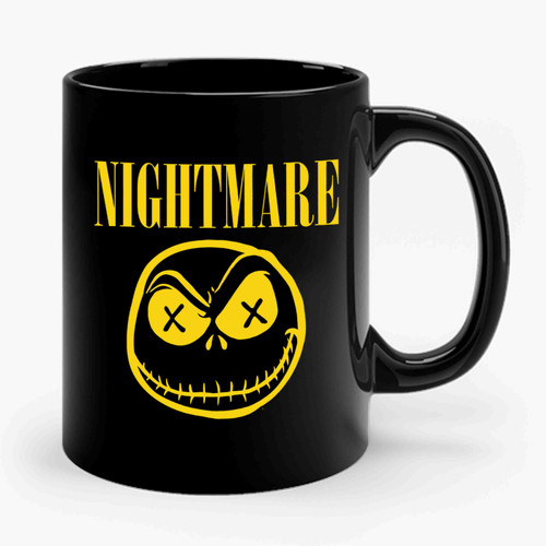 Nightmare Jack Skellington Disney Logo Ceramic Mug