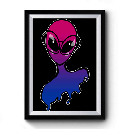 Bisexual Alien Lgbt Pride Premium Poster