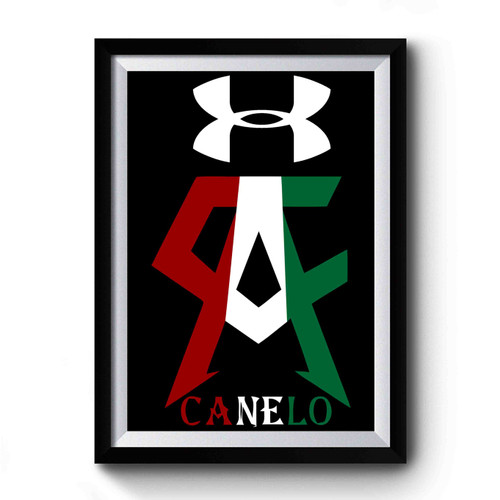 Canelo Alvarez Logo Merchandise Premium Poster