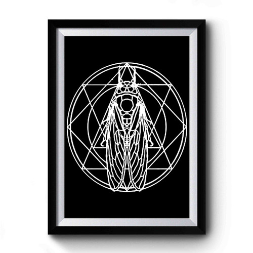 Cicada Mythology Occult Dread Punk Premium Poster