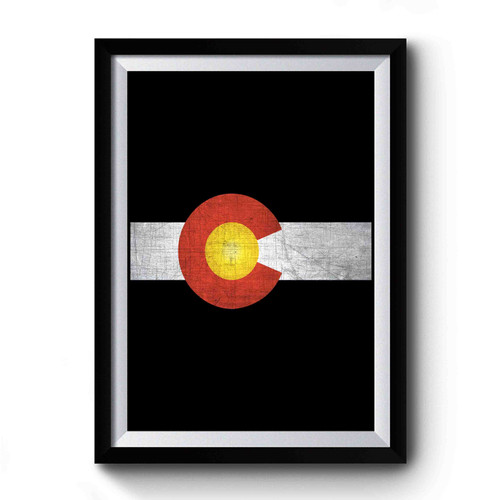 Colorado Flag Denver Country Pride State Rocky Mountains America Usa Premium Poster