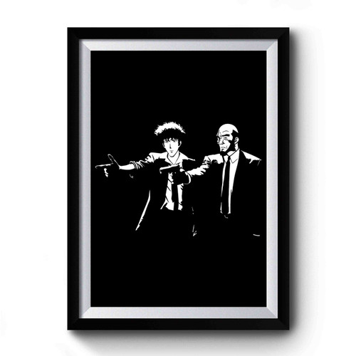Cowboy Bebop Spike Spiegel Mashup Pulp Fiction Premium Poster