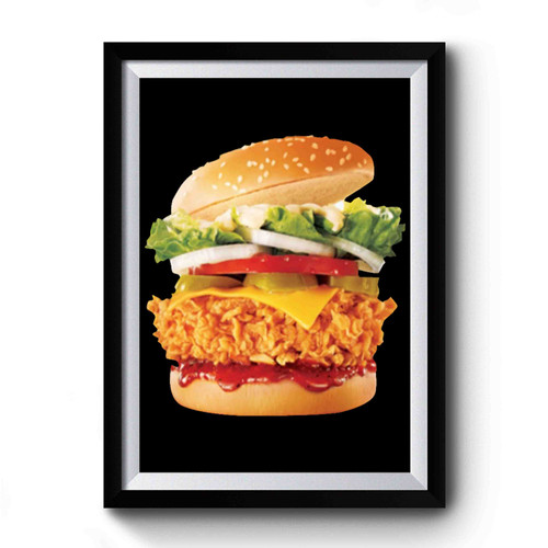 Crispy Chicken High Def Premium Poster