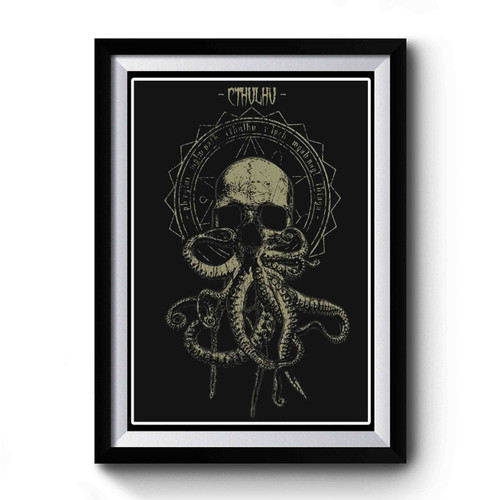 Cthulhu Cultist H.P. Lovecraft's Call Of Cthulhu Inspired Premium Poster