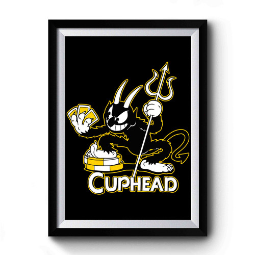 Cuphead Deal With The Devil Premium Poster
