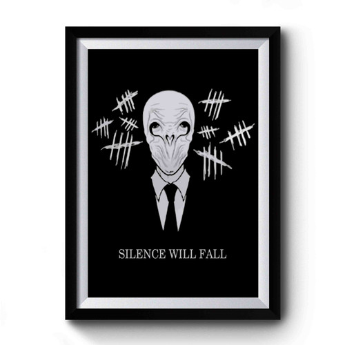 Doctor Who Inspired Silence Will Fall Premium Poster