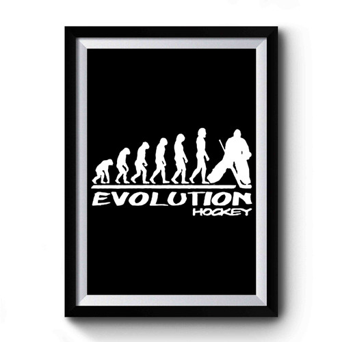 Evolution Ice Hockey Premium Poster