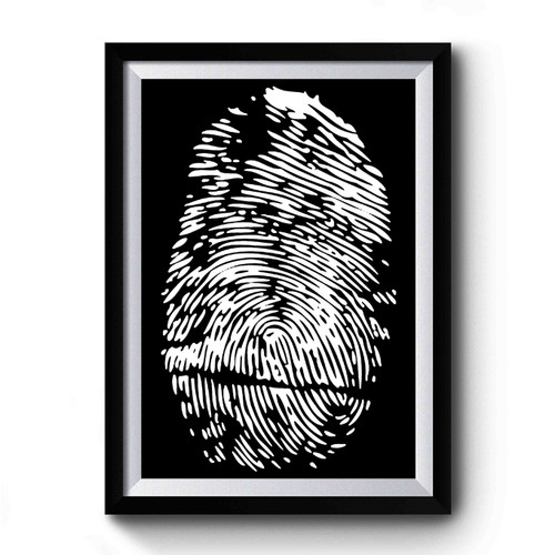 Fingerprint Criminology Student Premium Poster