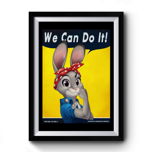 First Bunny Officer Zootopia Premium Poster