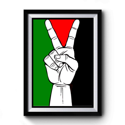 Free Palestine Gaza Conflict Political Premium Poster