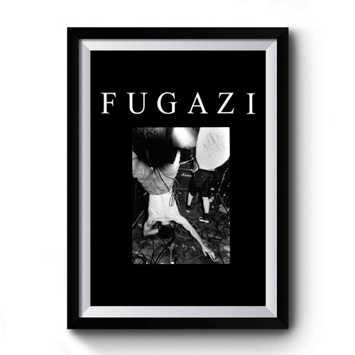 Fugazi Waiting Room Dc Hardcore Vegetarian Premium Poster