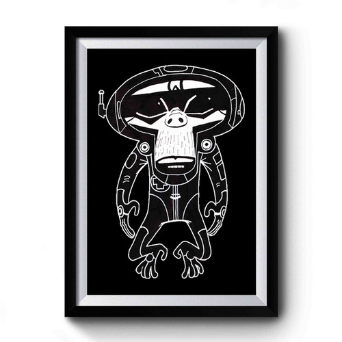 Gorillaz Space Monkey Band Premium Poster