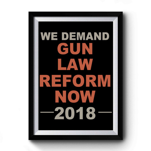 Gun Law Reform Now Premium Poster