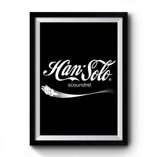 Han Solo Coca Cola Premium Poster