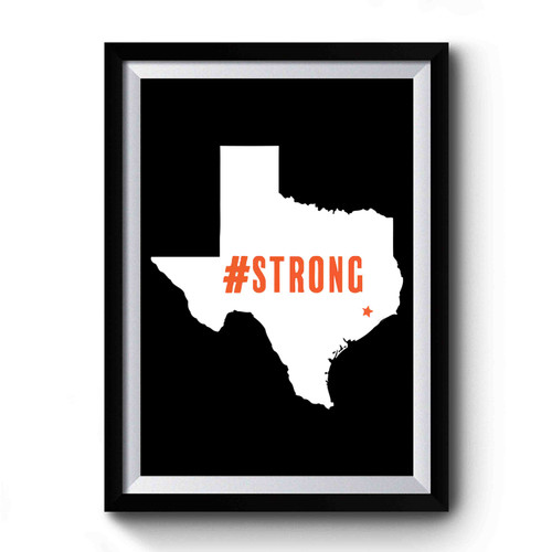 Houston Strong Logo Premium Poster