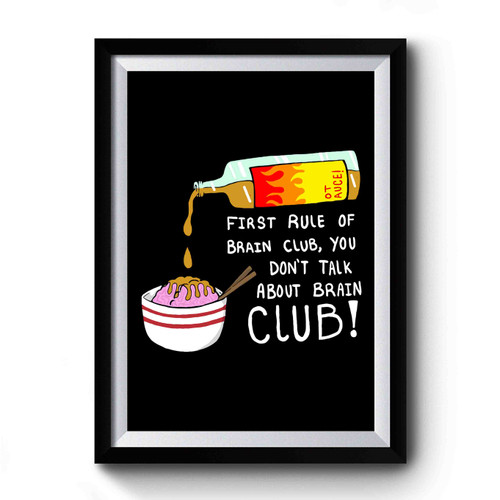 I Zombie Brain Club Premium Poster