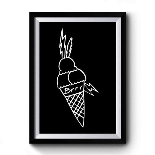 Ice Cream Tattoo Premium Poster